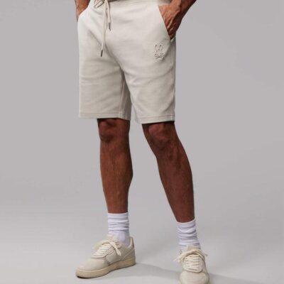 Men MENS OUTLINE SWEATSHORT Natural Linen | Psycho Bunny Shorts