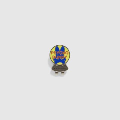 Men LIMITED EDITION BIG BUNNY BALL MARKER Yellow | Psycho Bunny Golf Accessories