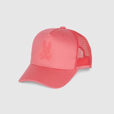 Kids KIDS DAMON TRUCKER CAP Grapefruit | Psycho Bunny Accessories