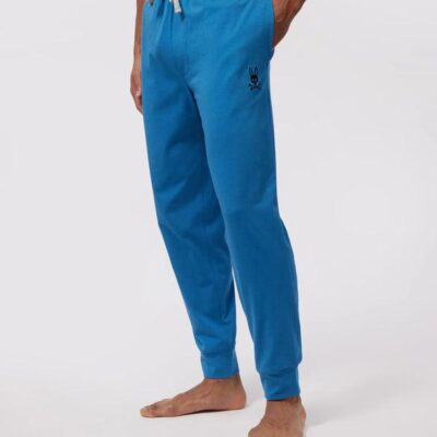 Men MENS JERSEY LOUNGE PANT Yale Blue | Psycho Bunny Lounge & Underwear