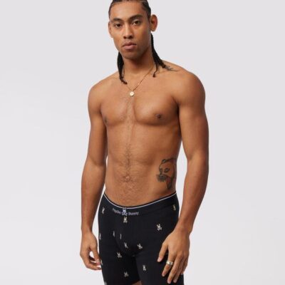 Men MENS SINGLE TRUNK Black | Psycho Bunny Lounge & Underwear